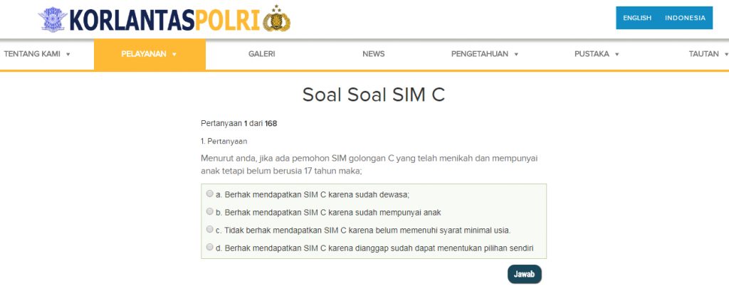 Bikin SIM di Polrestabes Bandung