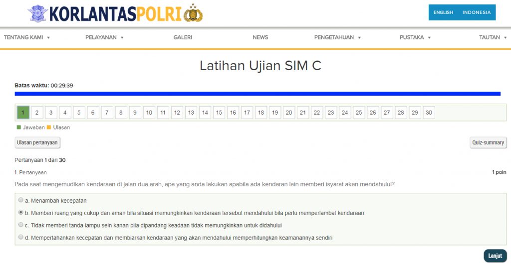 Bikin SIM di Polrestabes Bandung