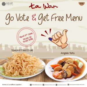 Diskon Promo Pilpres Pemilu Ta Wan